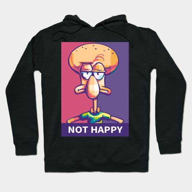 not happy Hoodie by artoriaa